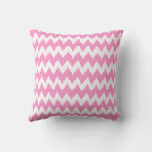Blauer Wal mit Rosa Zig Zag Geburtserklärung Kissen (Rückseite)