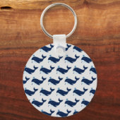 Blauer Wal, nautisch Schlüsselanhänger (Vorderseite)