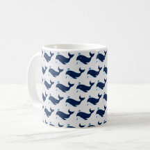 Blauer Wal, nautische Tasse