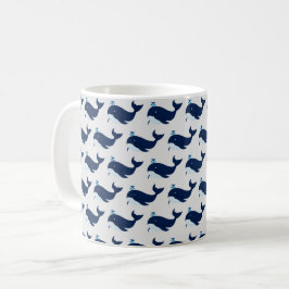 Blauer Wal, nautische Tasse