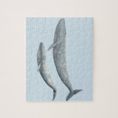 Blauer Wal Puzzle (Vertikal)