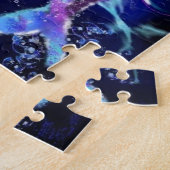 Blauer Wal Puzzle - Malerei (Seite)