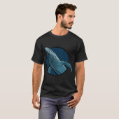 Blauer Wal T-Shirt (Vorne ganz)