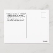 Blauer Wal von Catoosa Route 66 Postkarte (Rückseite)