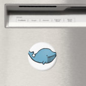 Blauer Wal Zeichnend Magnet (In Situ (Geschirrspüler))