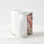 Blauer Walfang Wildtiere Jumbo Tasse (Rückseite)
