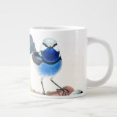 Blauer Walfang Wildtiere Jumbo Tasse (Rechts)