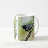 Blauer Warbler-Kaffee-Tasse Kaffeetasse (VorderseiteRechts)