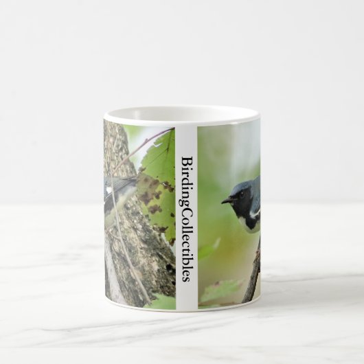 Blauer Warbler-Kaffee-Tasse Kaffeetasse (Mittel)