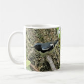 Blauer Warbler-Kaffee-Tasse Kaffeetasse (Links)
