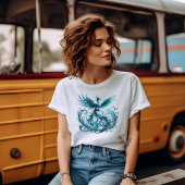Blauer Wasser Phönix T-Shirt