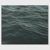 BLAUER WASSER WÄHREND DES TAGES GESCHENKPAPIER (Flach)