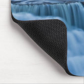 Blauer Wasserfall Mousepad (Ecke)