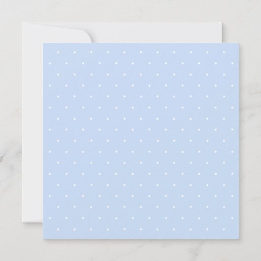 Blauer Wasserfarben mit Dots-Brautparty Einladung (Rückseite)