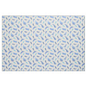 Blauer Wasserfarbenbereich Elfenbeingewebe Stoff (Fat Quarter (45,7 x 55,9 cm))
