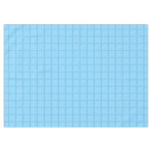 Blauer Wasserfarbenblock Tischdecke (Vorderseite (Horizontal))