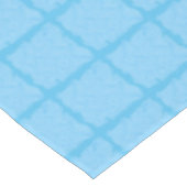 Blauer Wasserfarbenblock Tischdecke (Schrägansicht)