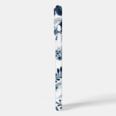 Blauer Wasserfarbenblut Case-Mate iPhone Hülle (Rückseite / Links)