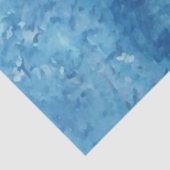 Blauer Wasserfarbensturm Seidenpapier (Ausschnitt)