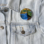 Blauer Wasserlauf Button (Beispiel)