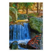 Blauer Wasserlauf Fotodruck (Vorne)