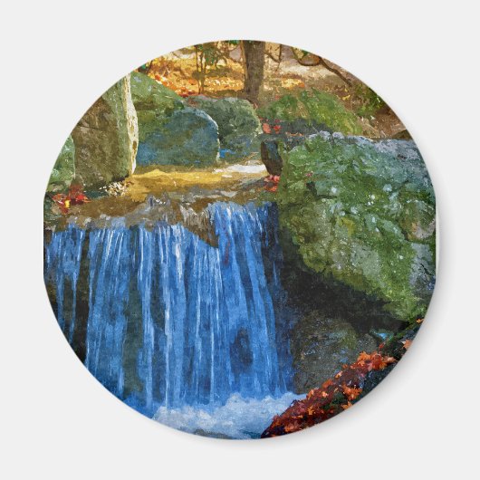 Blauer Wasserlauf Magnet (Vorne)