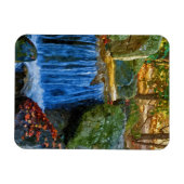 Blauer Wasserlauf Magnet (Horizontal)