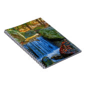Blauer Wasserlauf Notizblock (Rechte Seite)