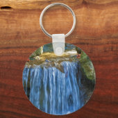 Blauer Wasserlauf Schlüsselanhänger (Vorderseite)
