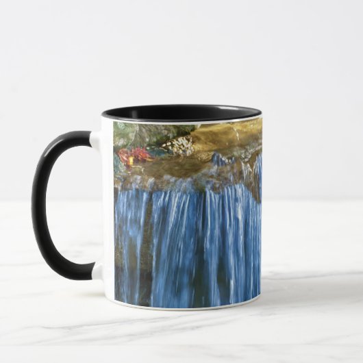Blauer Wasserlauf Tasse (Links)