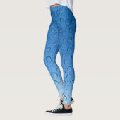 Blauer Wassertropfen Leggings (Links)