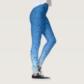 Blauer Wassertropfen Leggings (Rechts)