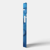 Blauer Wassertropfen Textur Case-Mate iPhone Hülle (Rückseite / Rechts)