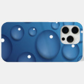 Blauer Wassertropfen Textur Case-Mate iPhone Hülle (Rückseite (Horizontal))