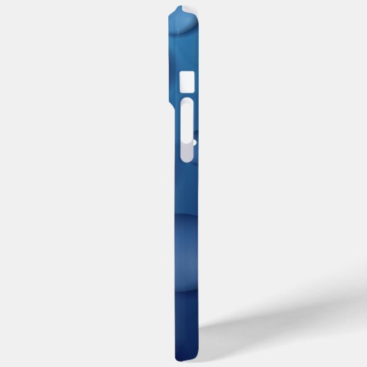 Blauer Wassertropfen Textur Case-Mate iPhone Hülle (Rückseite / Links)