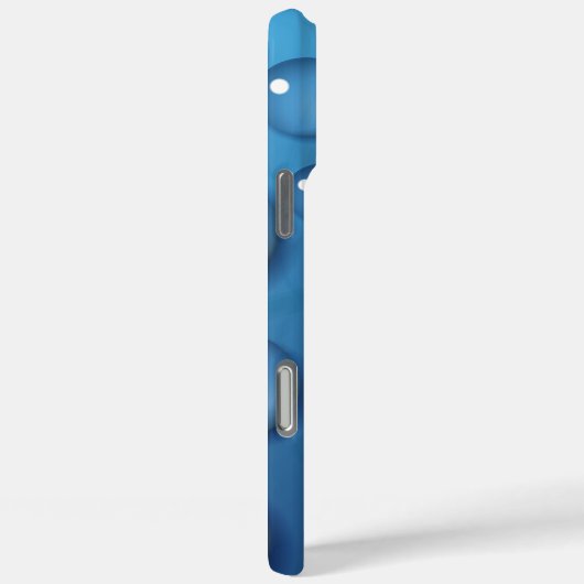 Blauer Wassertropfen Textur Case-Mate iPhone Hülle (Rückseite / Rechts)