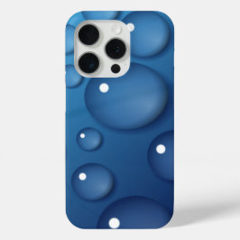 Blauer Wassertropfen Textur Case-Mate iPhone Hülle