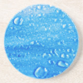 Blauer Wassertropfen Untersetzer (Vorne)