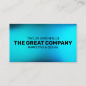 BLAUER WATERCOLOR GRADIENT BERUFLICH VISITENKARTE (Vorderseite)