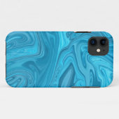 Blauer Waves Malerei | Beste abstrakte Malerei Case-Mate iPhone Hülle (Rückseite (Horizontal))