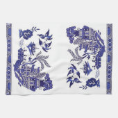 Blauer Weide-China-Entwurf Geschirrtuch (Horizontal)
