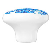 Blauer Weide-China-Entwurfs-Keramik-Kabinett-Griff Keramikknauf (Seitenansicht)