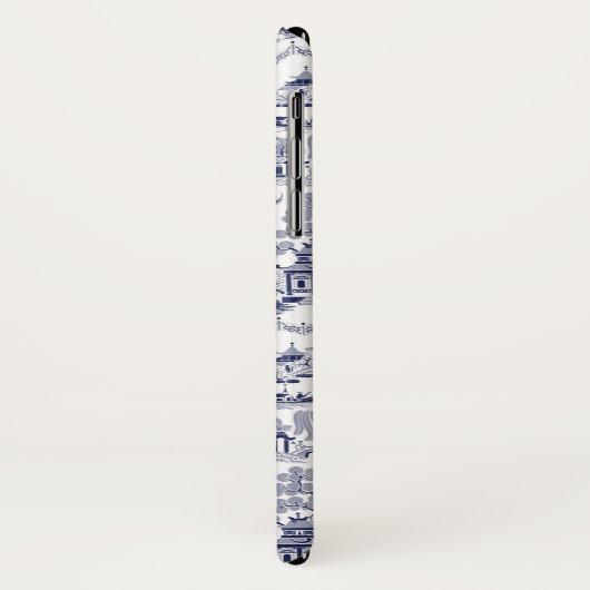 Blauer Weide-China-Entwurfs-Zellen-Telefon-Kasten Case-Mate iPhone Hülle (Hinten/Links)