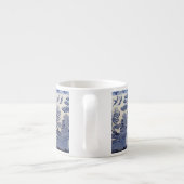 Blauer Weide-Espresso Espressotasse (Rückseite)