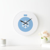 Blauer Weihnachtsball Große Uhr (Zuhause)