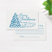 Blauer Weihnachtsbaum, Brief für den Weihnachtsman (Schreibtisch)