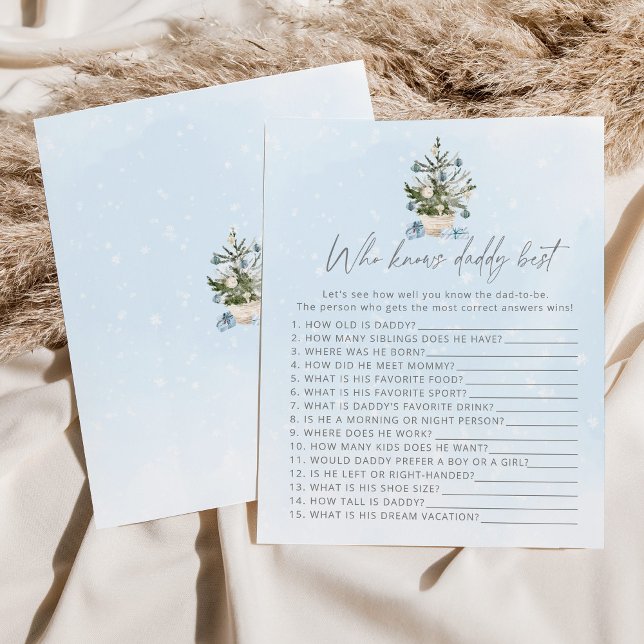 Blauer Weihnachtsbaum, der das beste Spiel von Pap (Von Creator hochgeladen)