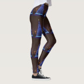 Blauer Weihnachtsbaum Leggings (Rechts)
