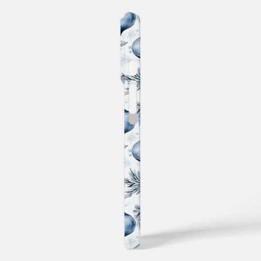 Blauer Weihnachtsbaum - Muster Case-Mate iPhone Hülle (Rückseite / Links)