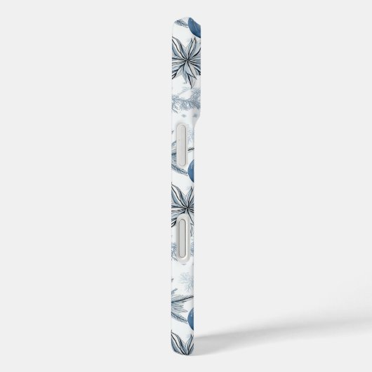 Blauer Weihnachtsbaum - Muster Case-Mate iPhone Hülle (Rückseite / Rechts)